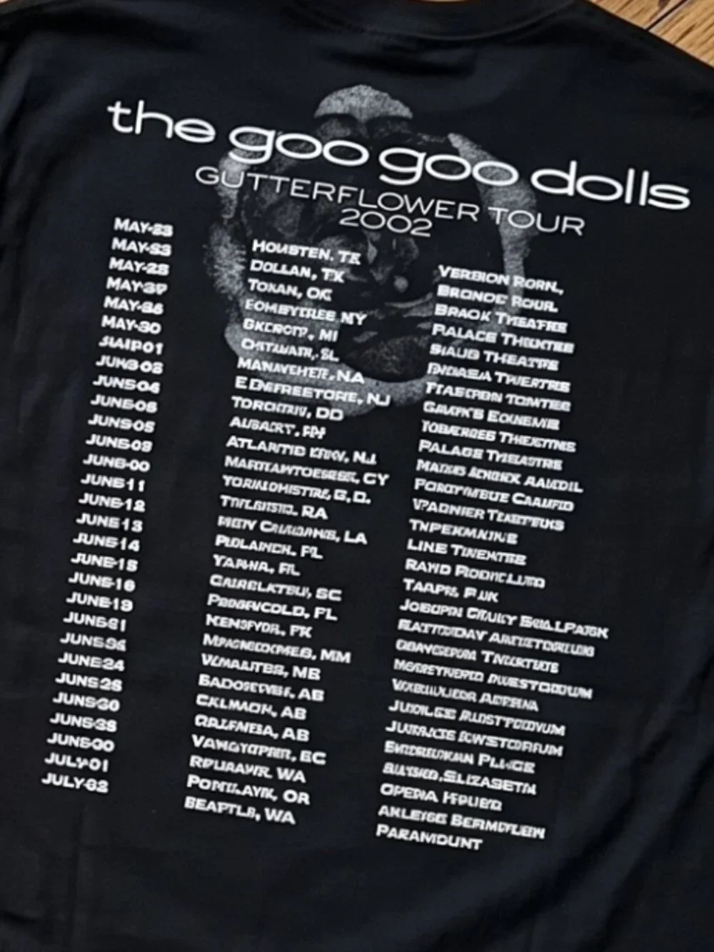 Goo Goo Dolls Summer Tour 2026 Abstract Logo Double Sided Graphic T-Shirt